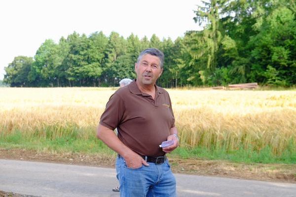 Betreiber der Grnschnittsammelstelle, Herr Blatter